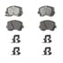 Wagner OEX1793 Disc Brake Pad Set OEX Ceramic Brake Pad