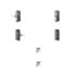 Wagner OEX1818 Disc Brake Pad Set Premium Ceramic Disc Pad