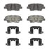 Wagner OEX1848 Disc Brake Pad Set Premium Ceramic Disc Pad