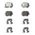 Wagner OEX1848 Disc Brake Pad Set Premium Ceramic Disc Pad