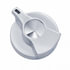 United Pacific 41256 Dash Knob Dash Knob - Chrome, Plastic, Peterbilt Timer Knob, Indented