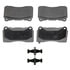 Wagner MX1001A Disc Brake Pad Set Wagner Brake ThermoQuiet MX1001A Semi-Metallic Disc Brake Pad Set