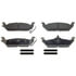 Wagner MX1012 Disc Brake Pad Set Wagner Brake ThermoQuiet MX1012 Semi-Metallic Disc Brake Pad Set