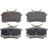 Wagner MX1017 Disc Brake Pad Set Wagner Brake ThermoQuiet MX1017 Semi-Metallic Disc Brake Pad Set