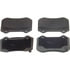 Wagner MX1053 Disc Brake Pad Set Wagner Brake ThermoQuiet MX1053 Semi-Metallic Disc Brake Pad Set