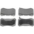 Wagner MX1049 Disc Brake Pad Set Wagner Brake ThermoQuiet MX1049 Semi-Metallic Disc Brake Pad Set