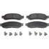Wagner MX1067 Disc Brake Pad Set Wagner Brake ThermoQuiet MX1067 Semi-Metallic Disc Brake Pad Set