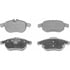 Wagner MX1106 Disc Brake Pad Set Wagner Brake ThermoQuiet MX1106 Semi-Metallic Disc Brake Pad Set