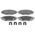 Wagner MX1114 Disc Brake Pad Set Wagner Brake ThermoQuiet MX1114 Semi-Metallic Disc Brake Pad Set