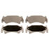 Wagner MX1085A Disc Brake Pad Set Wagner Brake ThermoQuiet MX1085A Semi-Metallic Disc Brake Pad Set