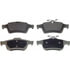 Wagner MX1095A Disc Brake Pad Set Wagner Brake ThermoQuiet MX1095A Semi-Metallic Disc Brake Pad Set