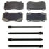 Wagner MX1149 Disc Brake Pad Set Wagner Brake ThermoQuiet MX1149 Semi-Metallic Disc Brake Pad Set