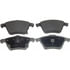 Wagner MX1186 Disc Brake Pad Set Wagner Brake ThermoQuiet MX1186 Semi-Metallic Disc Brake Pad Set