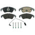 Wagner MX1322 Disc Brake Pad Set Wagner Brake ThermoQuiet MX1322 Semi-Metallic Disc Brake Pad Set