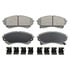 Wagner MX1331A Disc Brake Pad Set Wagner Brake ThermoQuiet MX1331A Semi-Metallic Disc Brake Pad Set