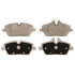 Wagner MX1308 Disc Brake Pad Set Wagner Brake ThermoQuiet MX1308 Semi-Metallic Disc Brake Pad Set