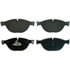 Wagner MX1409 Disc Brake Pad Set Wagner Brake ThermoQuiet MX1409 Semi-Metallic Disc Brake Pad Set