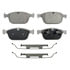 Wagner MX1412 Disc Brake Pad Set Wagner Brake ThermoQuiet MX1412 Semi-Metallic Disc Brake Pad Set