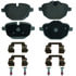 Wagner MX1473 Disc Brake Pad Set Wagner Brake ThermoQuiet MX1473 Semi-Metallic Disc Brake Pad Set