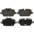 Wagner MX1554 Disc Brake Pad Set Wagner Brake ThermoQuiet MX1554 Semi-Metallic Disc Brake Pad Set