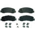 Wagner MX1631 Disc Brake Pad Set Wagner Brake ThermoQuiet MX1631 Semi-Metallic Disc Brake Pad Set