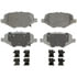 Wagner MX1612 Disc Brake Pad Set Wagner Brake ThermoQuiet MX1612 Semi-Metallic Disc Brake Pad Set