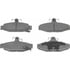 Wagner MX217 Disc Brake Pad Set Wagner Brake ThermoQuiet MX217 Semi-Metallic Disc Brake Pad Set