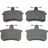 Wagner MX228A Disc Brake Pad Set Wagner Brake ThermoQuiet MX228A Semi-Metallic Disc Brake Pad Set