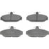Wagner MX255 Disc Brake Pad Set Wagner ThermoQuiet MX255 Semi-Metallic Disc Brake Pad Set
