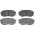 Wagner MX258 Disc Brake Pad Set Wagner ThermoQuiet MX258 Semi-Metallic Disc Brake Pad Set
