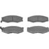 Wagner MX266A Disc Brake Pad Set Wagner Brake ThermoQuiet MX266A Semi-Metallic Disc Brake Pad Set
