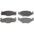 Wagner MX280A Disc Brake Pad Set Wagner Brake ThermoQuiet MX280A Semi-Metallic Disc Brake Pad Set