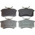Wagner MX340 Disc Brake Pad Set Wagner Brake ThermoQuiet MX340 Semi-Metallic Disc Brake Pad Set