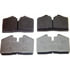 Wagner MX345 Disc Brake Pad Set Wagner Brake ThermoQuiet MX345 Semi-Metallic Disc Brake Pad Set