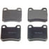 Wagner MX335 Disc Brake Pad Set Wagner Brake ThermoQuiet MX335 Semi-Metallic Disc Brake Pad Set