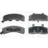 Wagner MX368 Disc Brake Pad Set Wagner Brake ThermoQuiet MX368 Semi-Metallic Disc Brake Pad Set