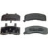 Wagner MX370 Disc Brake Pad Set Wagner Brake ThermoQuiet MX370 Semi-Metallic Disc Brake Pad Set