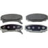 Wagner MX354 Disc Brake Pad Set Wagner Brake ThermoQuiet MX354 Semi-Metallic Disc Brake Pad Set