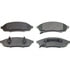 Wagner MX376 Disc Brake Pad Set Wagner Brake ThermoQuiet MX376 Semi-Metallic Disc Brake Pad Set