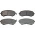 Wagner MX422 Disc Brake Pad Set Wagner Brake ThermoQuiet MX422 Semi-Metallic Disc Brake Pad Set