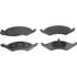 Wagner MX421 Disc Brake Pad Set Wagner Brake ThermoQuiet MX421 Semi-Metallic Disc Brake Pad Set
