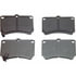 Wagner MX466A Disc Brake Pad Set Wagner Brake ThermoQuiet MX466A Semi-Metallic Disc Brake Pad Set