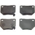 Wagner MX461 Disc Brake Pad Set Wagner Brake ThermoQuiet MX461 Semi-Metallic Disc Brake Pad Set