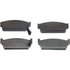 Wagner MX479 Disc Brake Pad Set Wagner Brake ThermoQuiet MX479 Semi-Metallic Disc Brake Pad Set