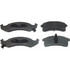 Wagner MX505 Disc Brake Pad Set Wagner Brake ThermoQuiet MX505 Semi-Metallic Disc Brake Pad Set