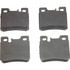 Wagner MX495 Disc Brake Pad Set Wagner Brake ThermoQuiet MX495 Semi-Metallic Disc Brake Pad Set