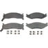 Wagner MX521 Disc Brake Pad Set Wagner Brake ThermoQuiet MX521 Semi-Metallic Disc Brake Pad Set