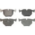 Wagner MX548 Disc Brake Pad Set Wagner Brake ThermoQuiet MX548 Semi-Metallic Disc Brake Pad Set
