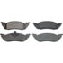 Wagner MX529 Disc Brake Pad Set Wagner Brake ThermoQuiet MX529 Semi-Metallic Disc Brake Pad Set