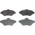 Wagner MX600 Disc Brake Pad Set Wagner Brake ThermoQuiet MX600 Semi-Metallic Disc Brake Pad Set